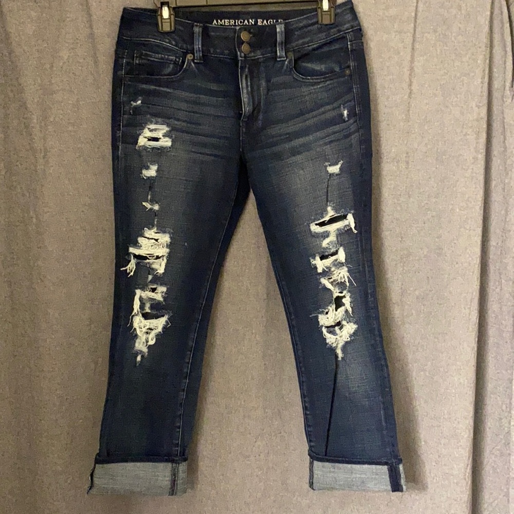 AEO Artist crop Jeans